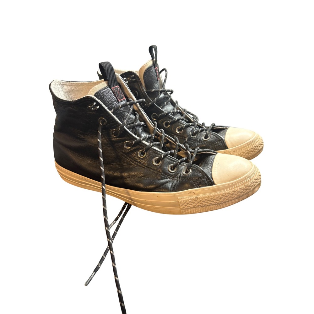 Converse Chuck Taylor All Star City Trek Black Leather Boots 162386C Mens 10.5